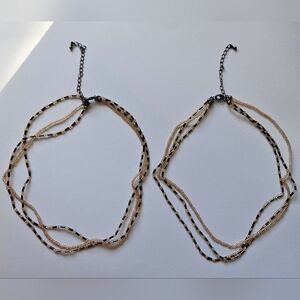 Set 2 Two Necklaces Beads